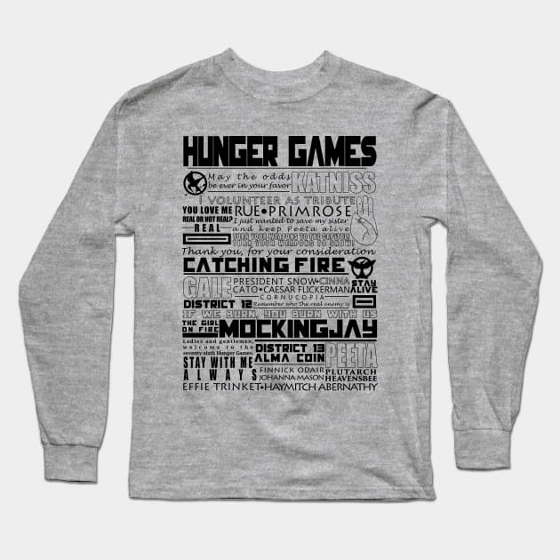 Hunger Games Long Sleeve T-Shirt by primalune